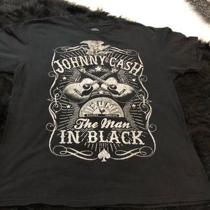 GUC Johnny Cash graphic band tee sz Large